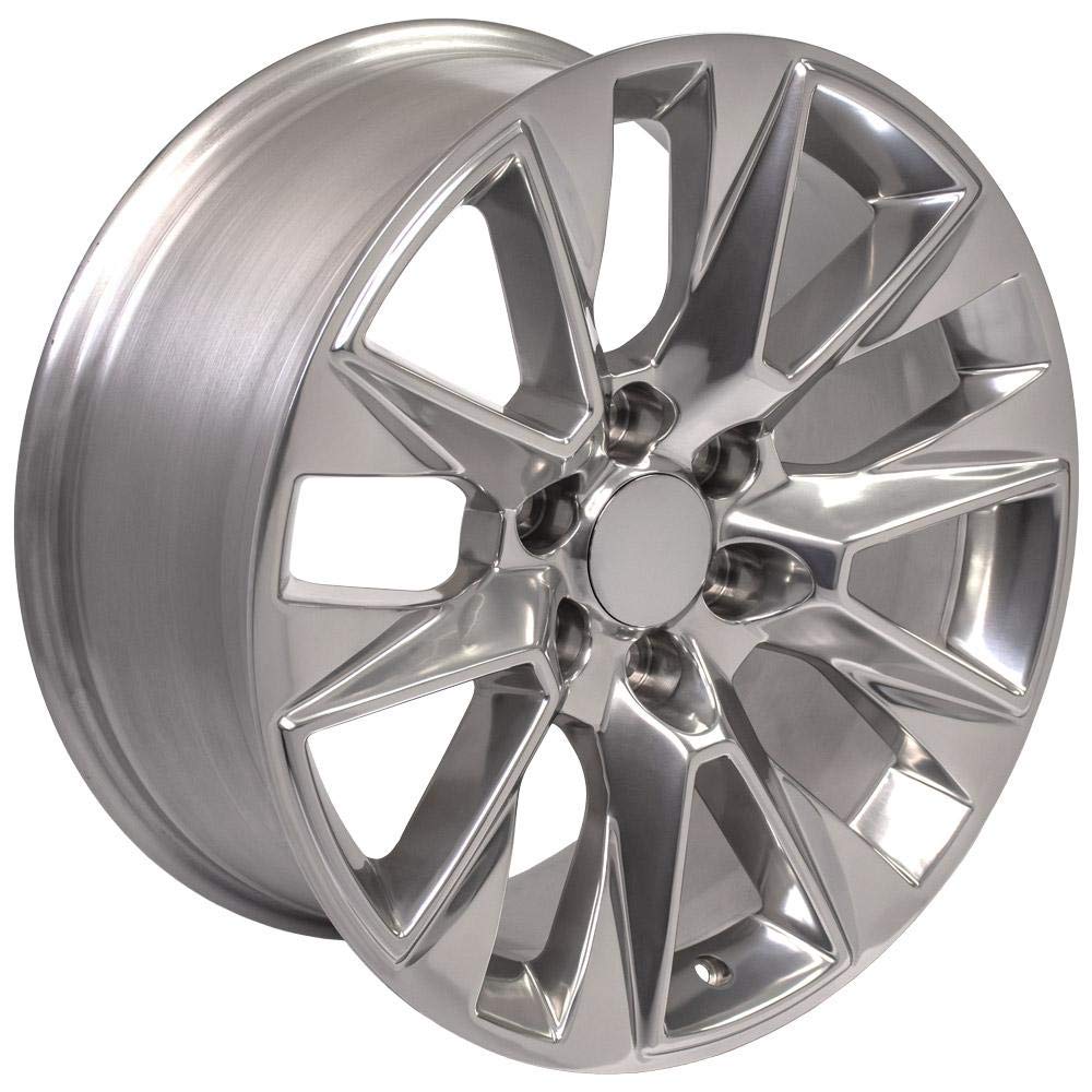 20 Inch OE Wheels CV26 Rim Fits Silverado 1500 LTZ Style 6x139.7 20x9 Polished - Hollander 5920 (1)