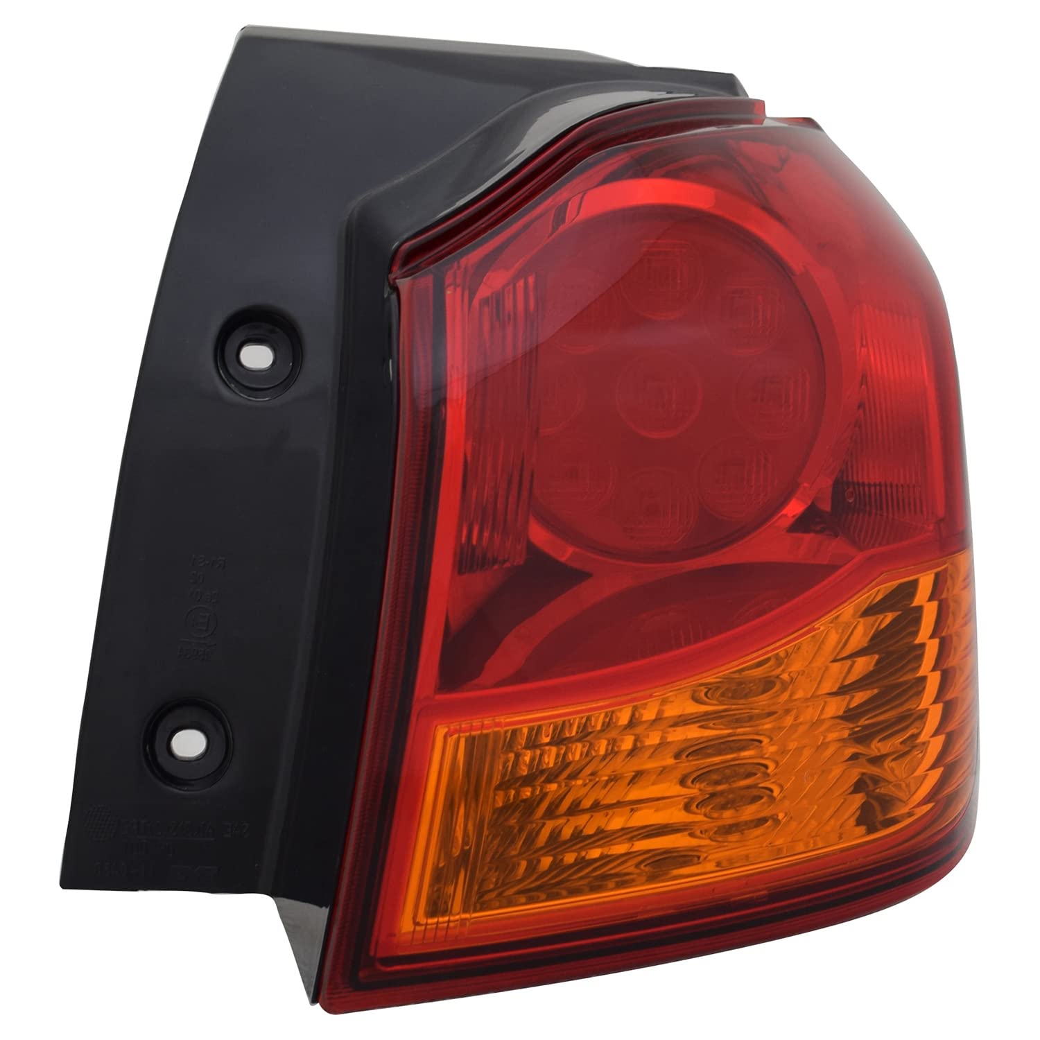 Right TYC Tail Light Assembly Compatible with 2011-2019 Mitsubishi Outlander