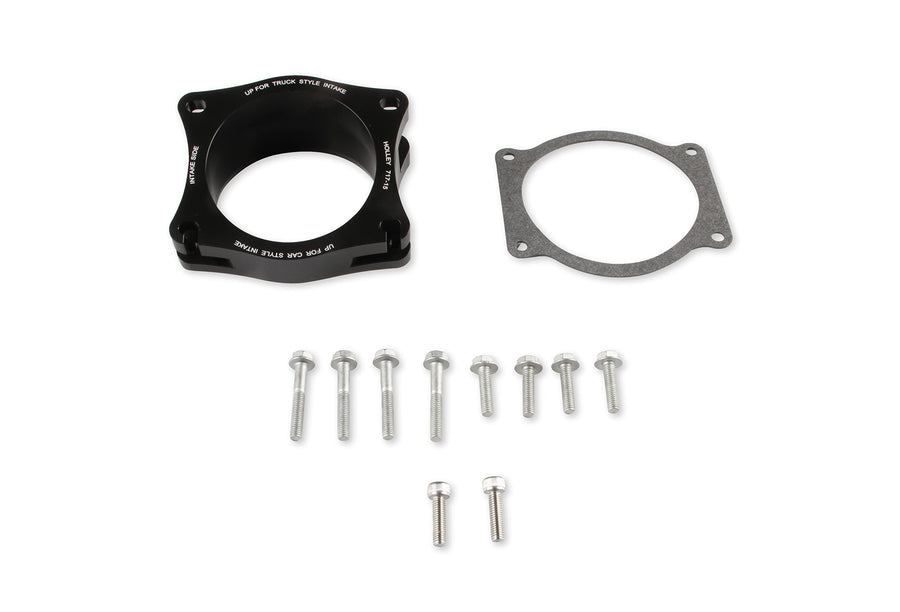 Throttle Body Angle Adapter Holley 717-15 - LS and LT, and LT4 Intakes