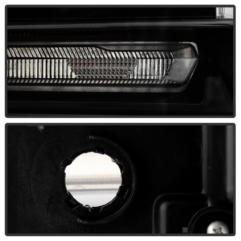 Chevy Silverado Spyder (POE) Full LED DRL and High/Low Beam w/Halogen Signal Bulb Headlight - OE Right