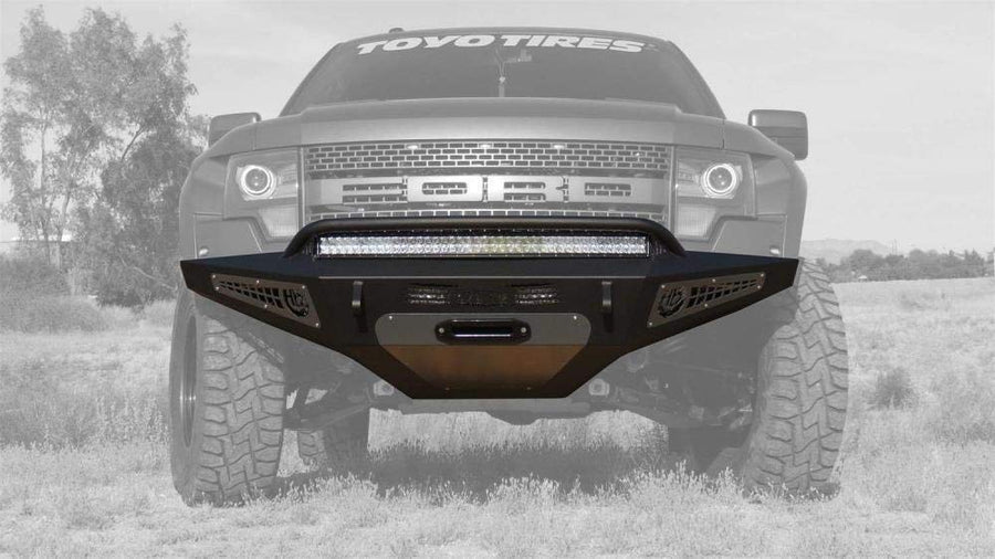 HoneyBadger Addictive Desert Designs Front Bumper with Winch Mount for Ford Raptor F017275050103