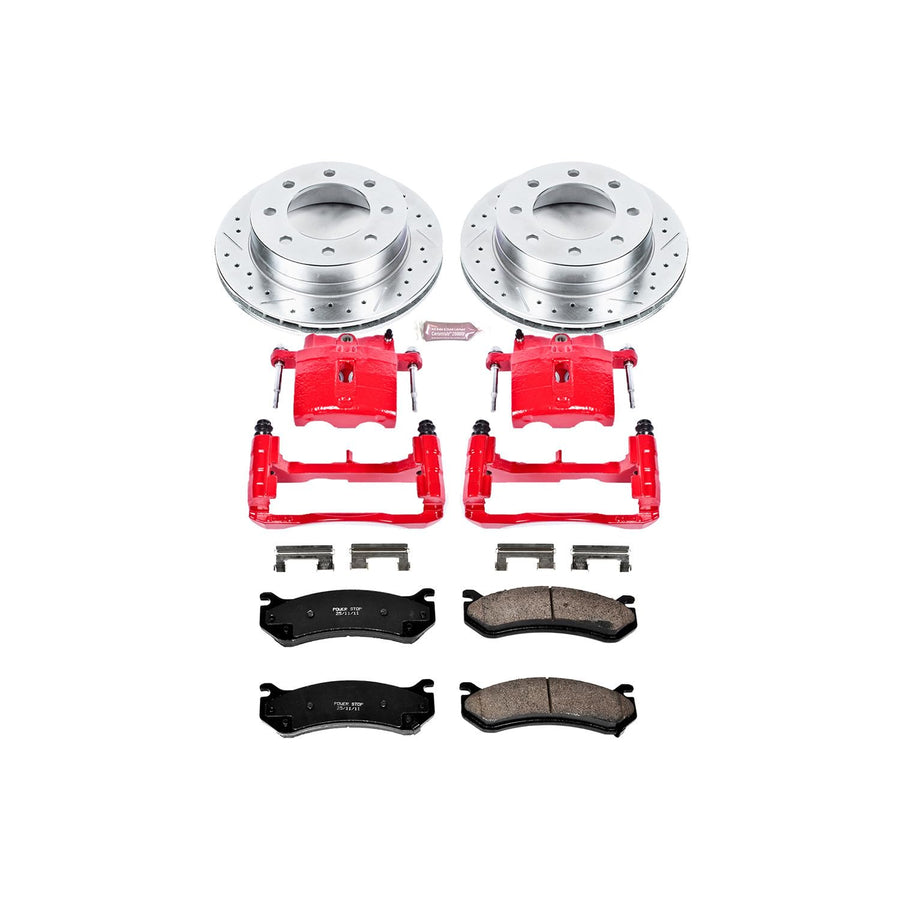 Z23 Evolution Sport Brake Kit Power Stop (KC5588) with Calipers, Front For Ford F-250 Super Duty 2009-2011, Ford F-350 Super Duty 2010-2011 [Model Specific]