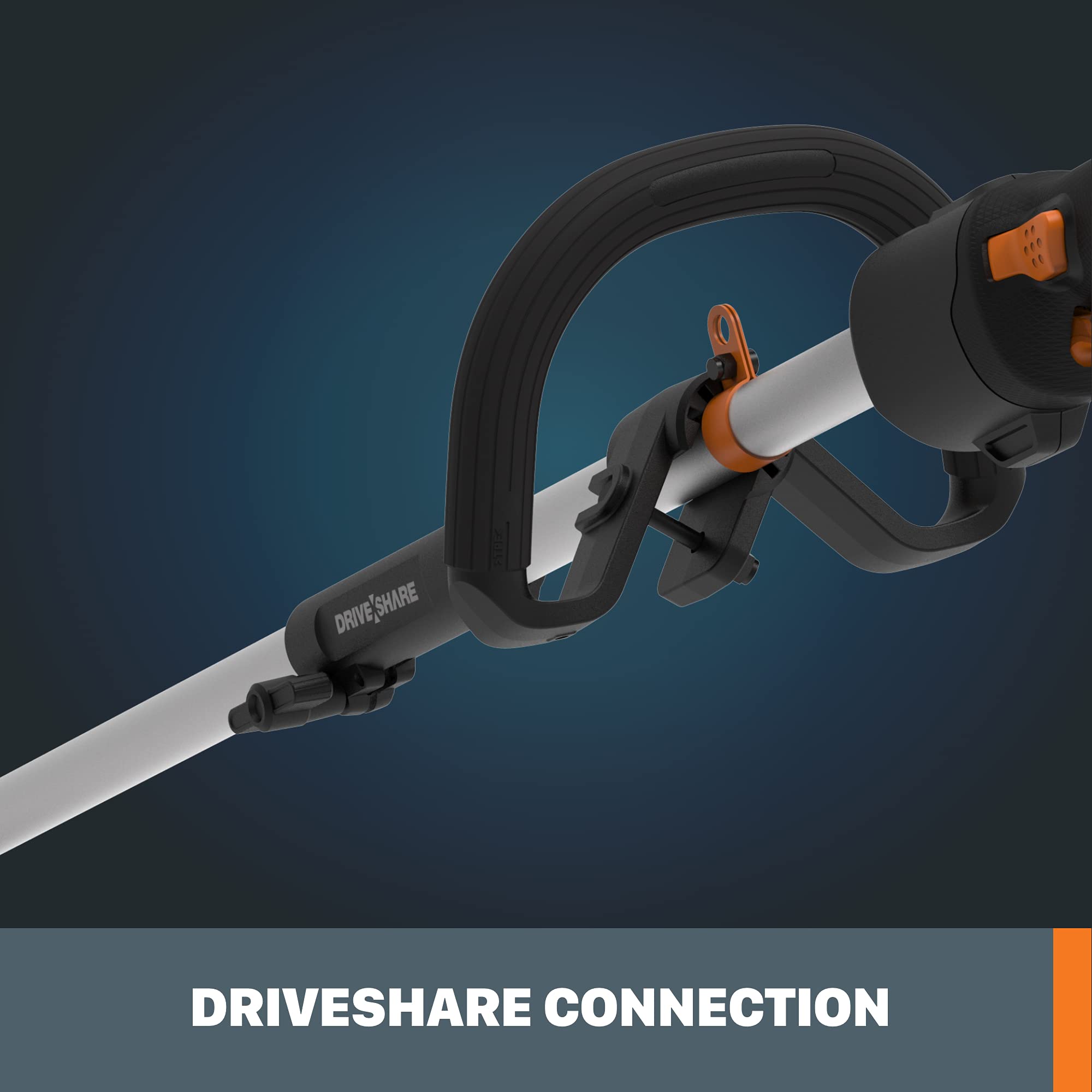 Worx Nitro 40V Power Share PRO Attachment-Capable 15" Cordless Driveshare String Trimmer (Batteries & Charger Included)