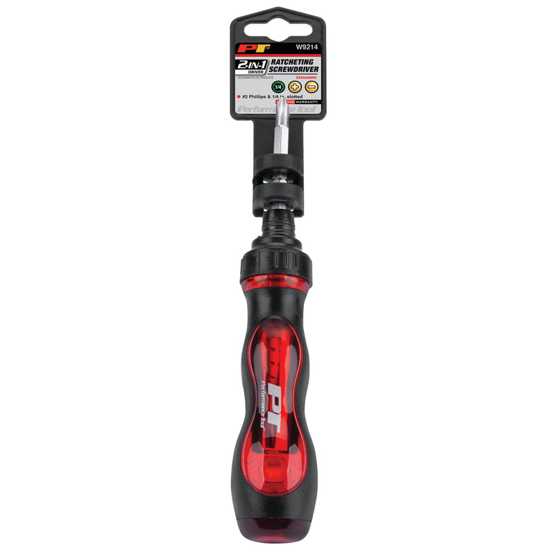 2-in-1 Performance Tool W9214 Ratcheting Screwdriver