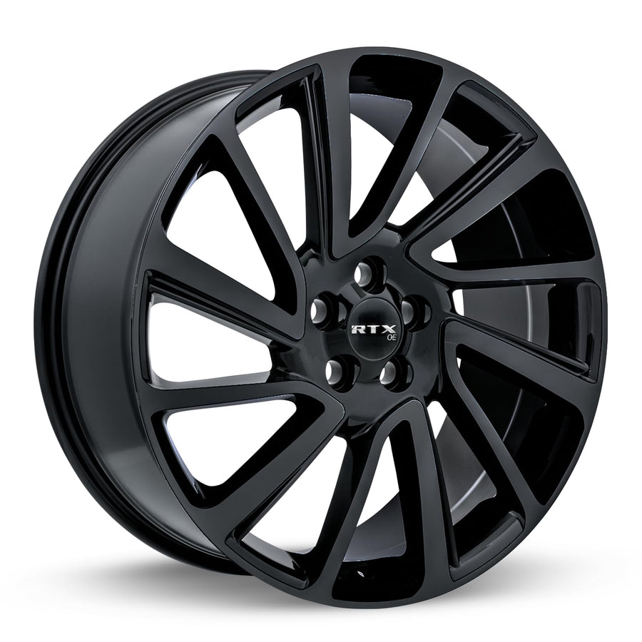 Custom RTX Wheel - 20x8.5, 45 Offset, 5x108 Bolt Pattern, 63.4mm Hub - Satin Black Rim