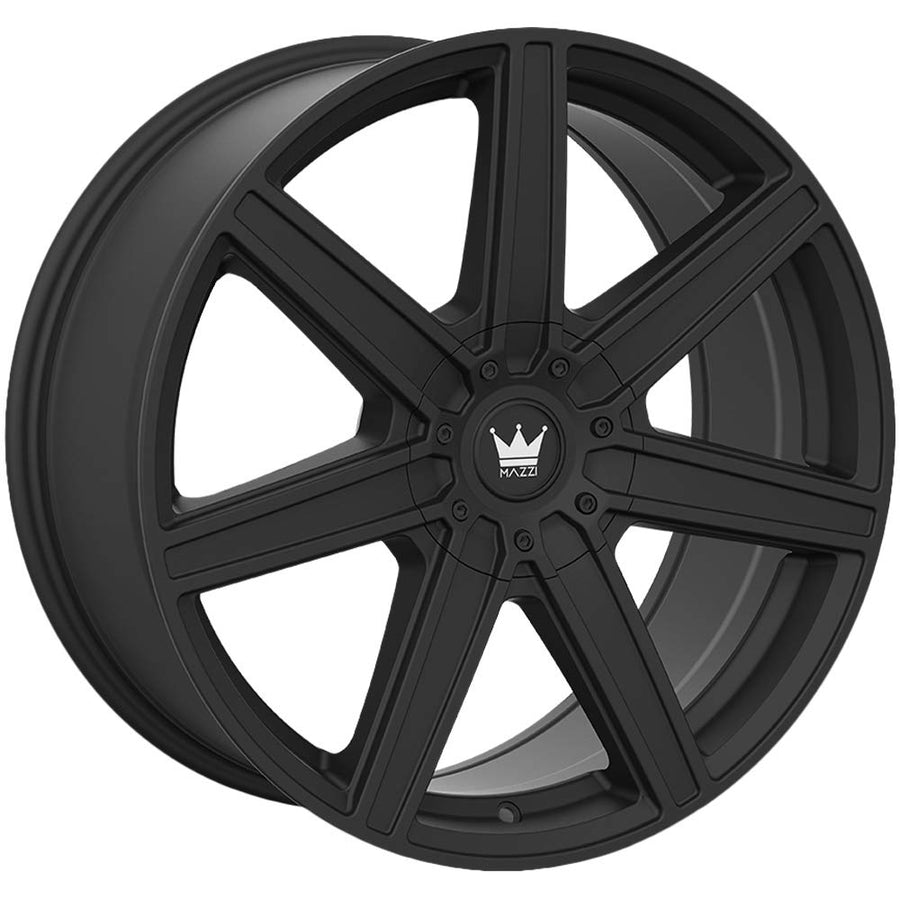 Laguna 376 Mazzi Wheels 376-22811MB Matte Black 22X8.5 5-110/5-115 38mm 72.6mm
