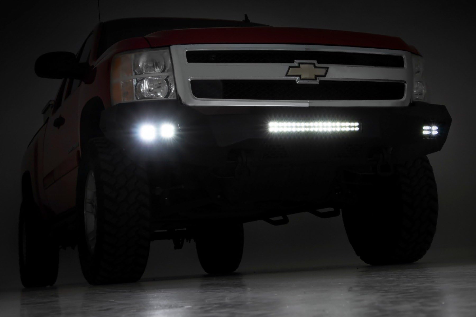 Heavy Duty Rough Country LED Front Bumper for 07-13 Chevy Silverado 1500-10769