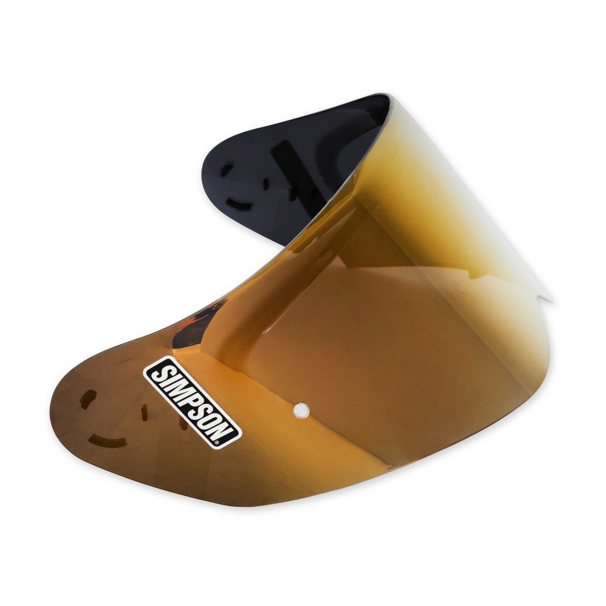 Simpson GBGSE Motorcycle Helmet Shield - Ghost/Speed Bandit Series - Gold Mirrored