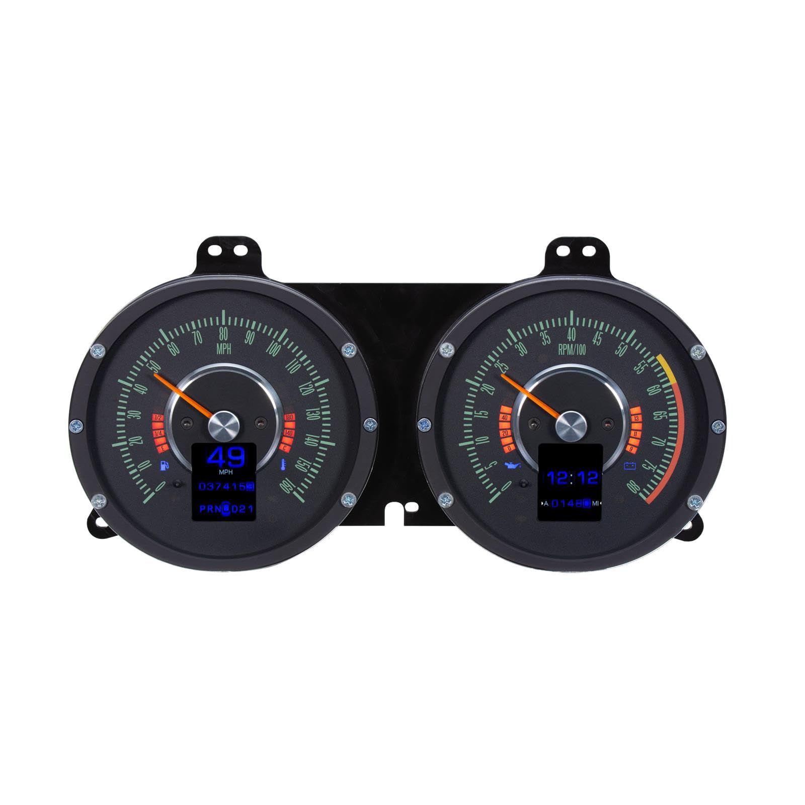 Dakota Digital Retrotech Gauge RTX-67C-CAM-X Instrument System Compatible with 1967 Chevy Camaro Firebird