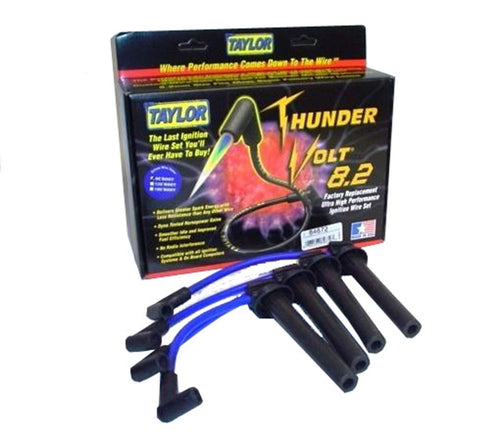 Thundervolt 8.2 Taylor Cable custom 8 cyl blue