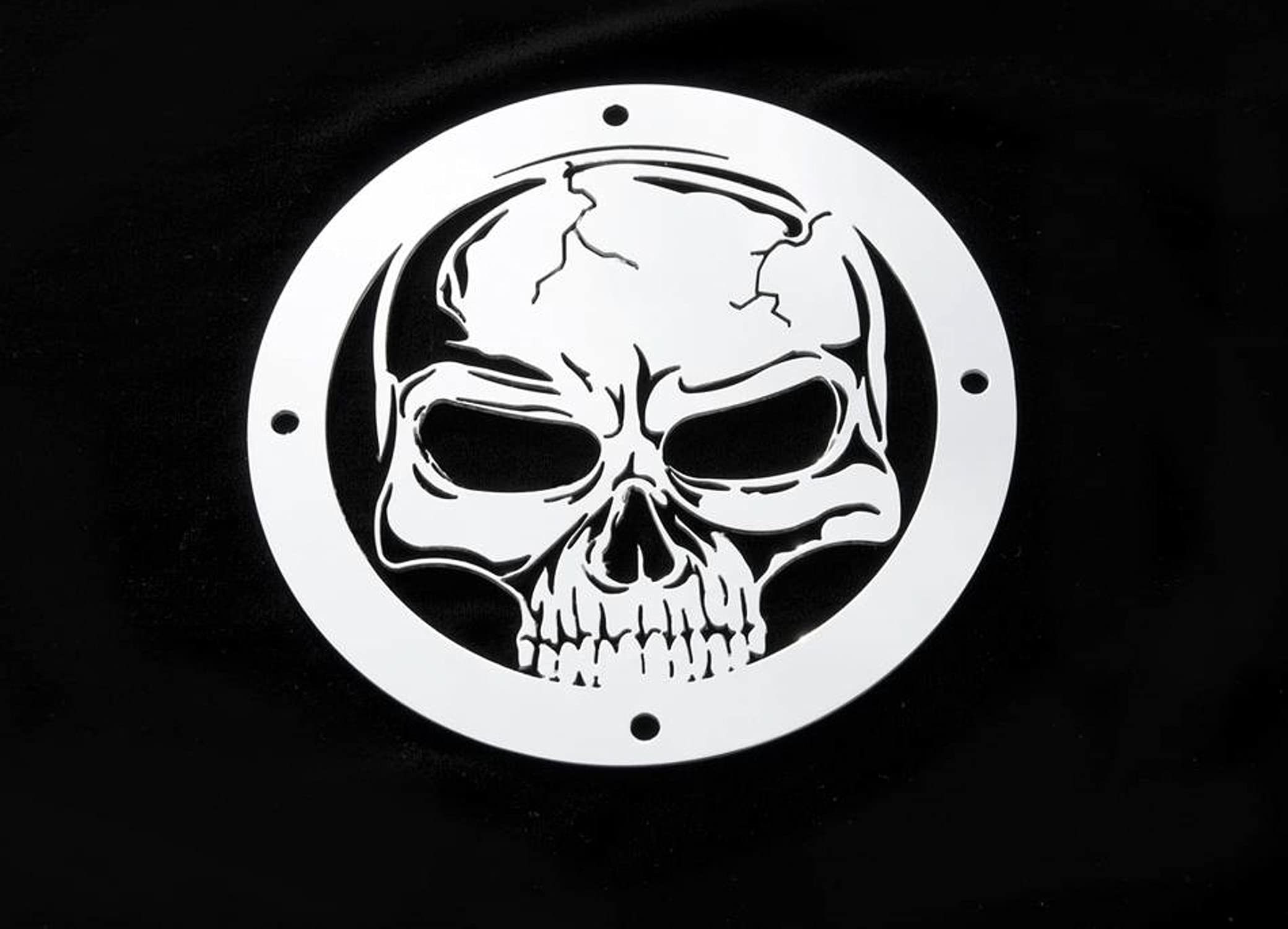 Skull Logo T-Rex L1009 for Stainless Steel Grille