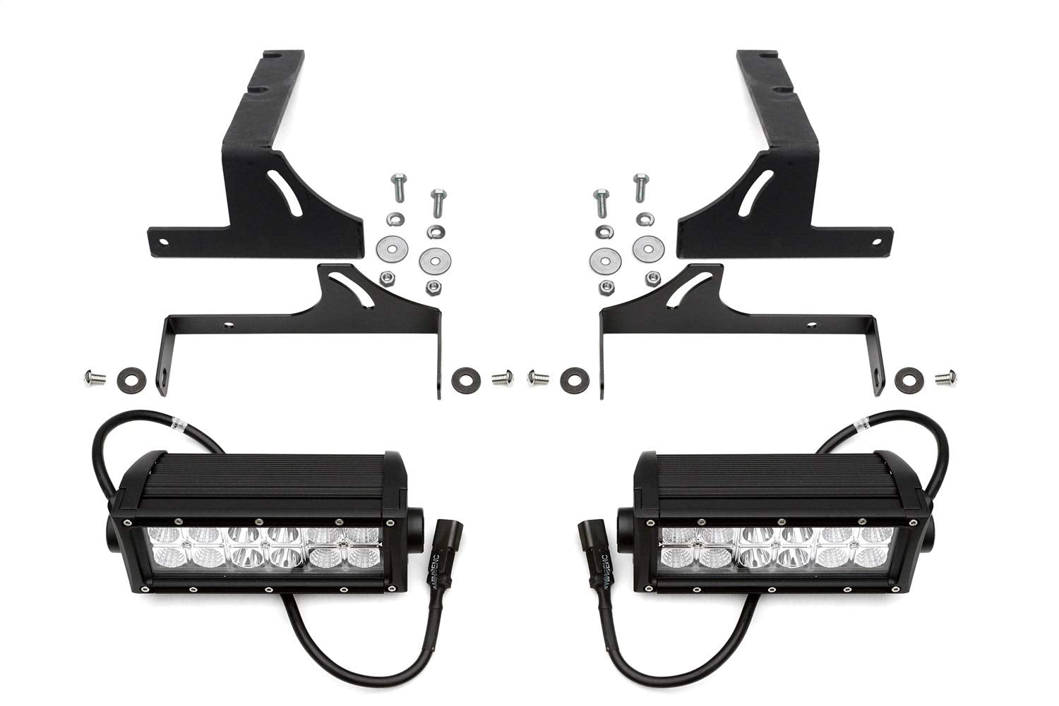 ZROADZ LED Mounting Bracket & Kit Under Rear Bumper - Compatible w/ 2005-2014 Toyota Tacoma - with (2) 6 Inch ZROADZ LED Lights (Included) with Wiring Harness - PN Z389411-KIT