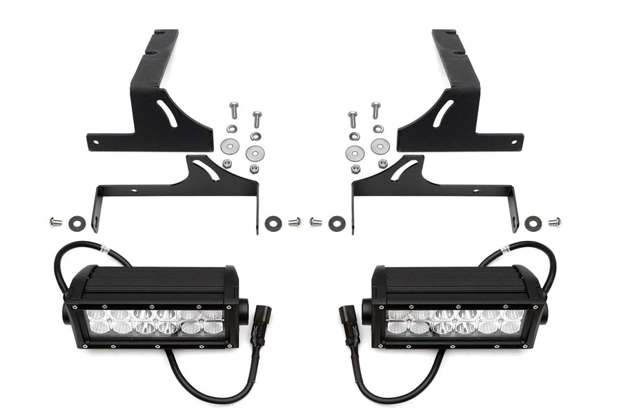 ZROADZ LED Mounting Bracket & Kit Under Rear Bumper - Compatible w/ 2005-2014 Toyota Tacoma - with (2) 6 Inch ZROADZ LED Lights (Included) with Wiring Harness - PN Z389411-KIT