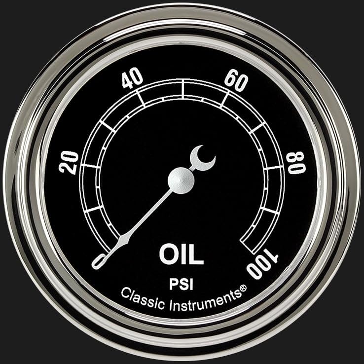 2 5/8" Traditional TR381SLF Oil Pressure Gauge