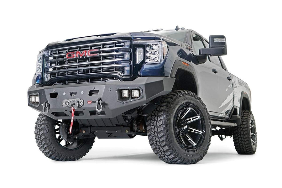 Ascent WARN 107177 Front Bumper without Grille Guard Tube, Fits: GMC Sierra HD 2500/3500 (2020-Current)
