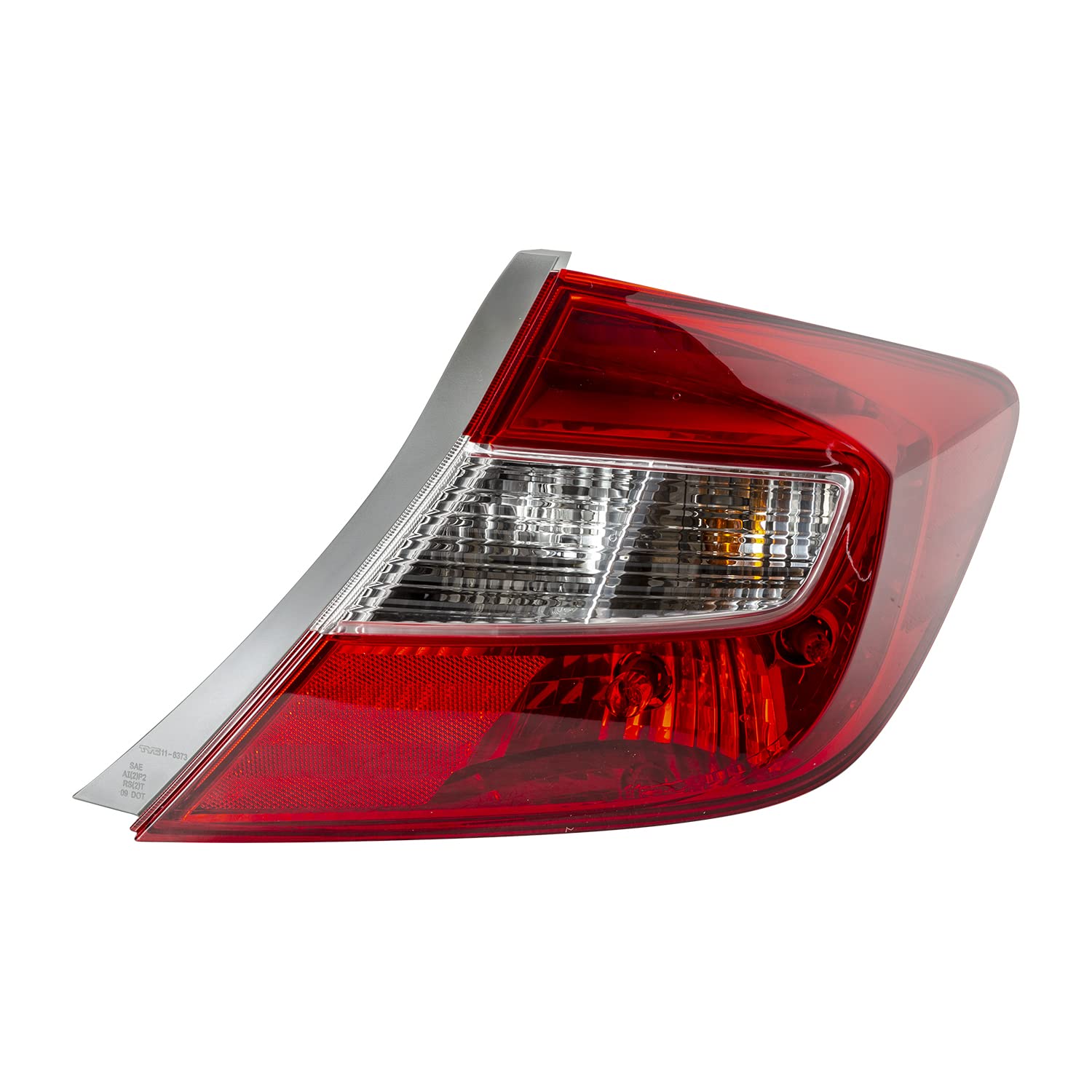 Right TYC Tail Light Assembly Compatible with 2012-2012 Honda Civic