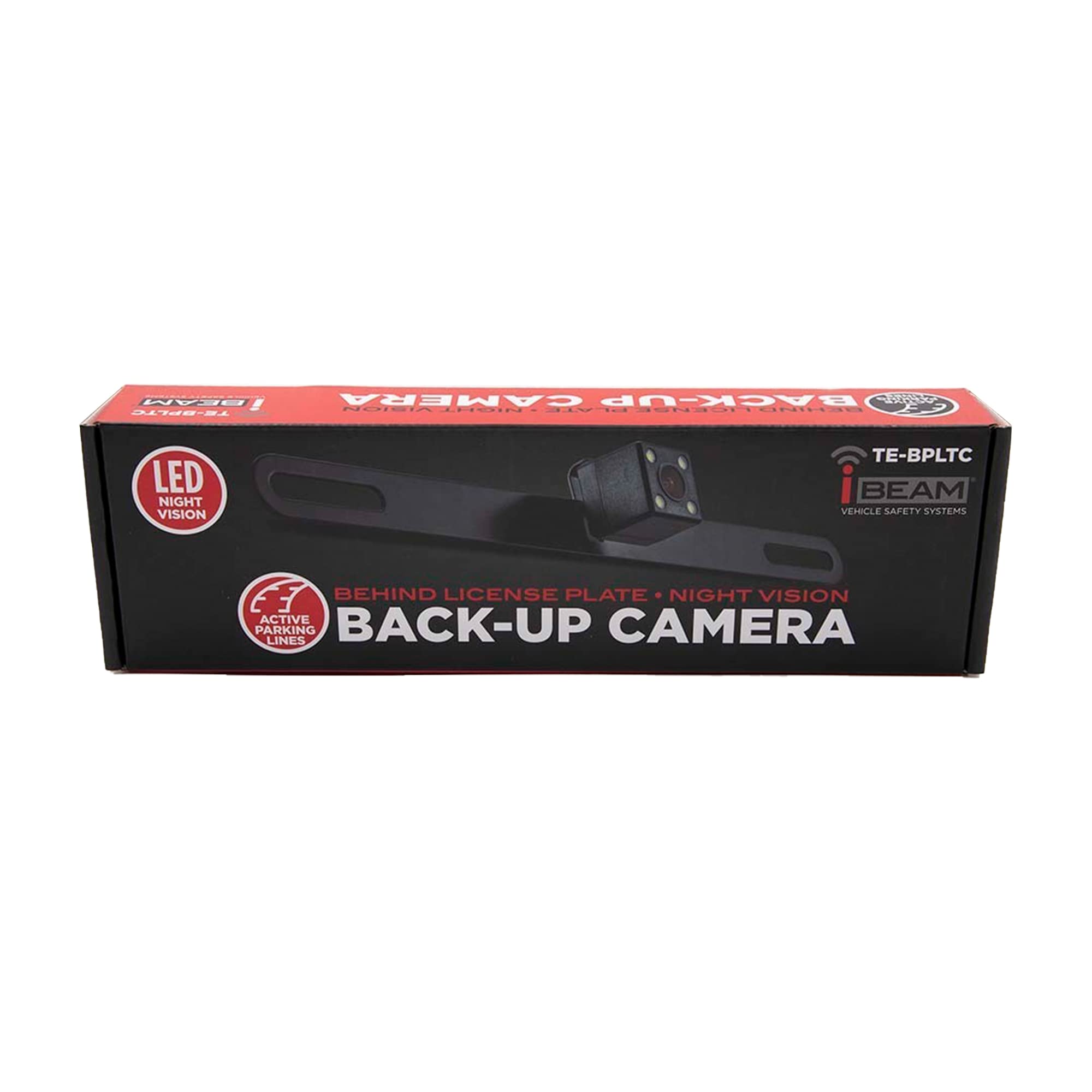 iBeam Backup Parking Camera TE-BPLTC with Active Park Lines and LED Behind License Plate