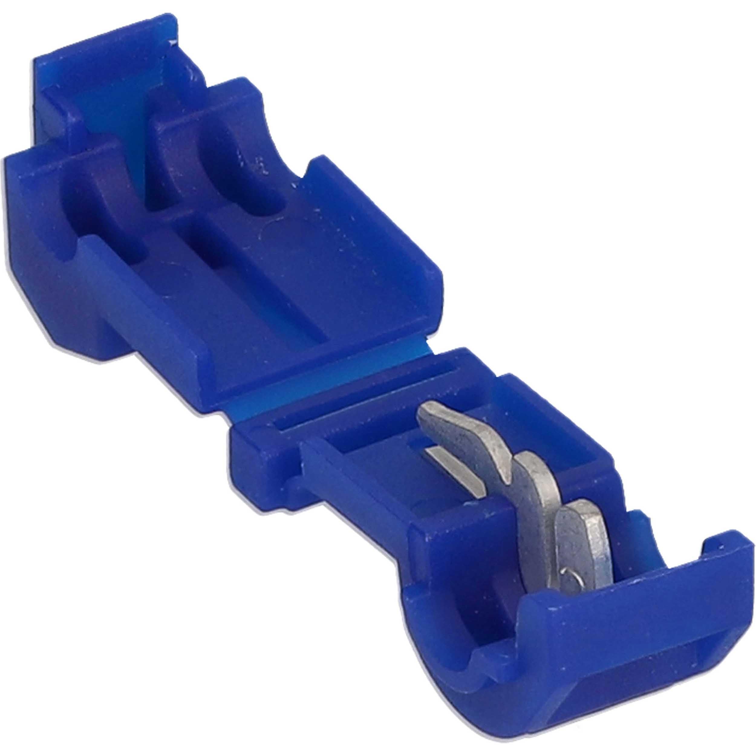 Install Bay Blue T-Tap Connector Insultion Displacement 16-14 Gauge - 100 Pack