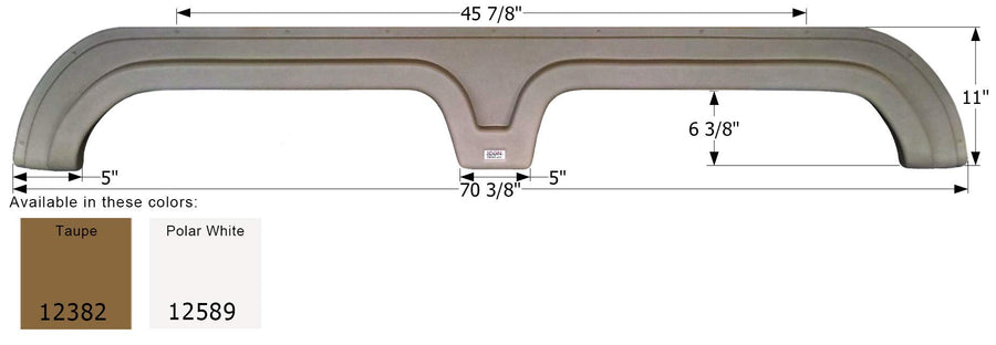 Fender ICON Skirt, Tandem, Ameri-Camp, FS2382, Polar White