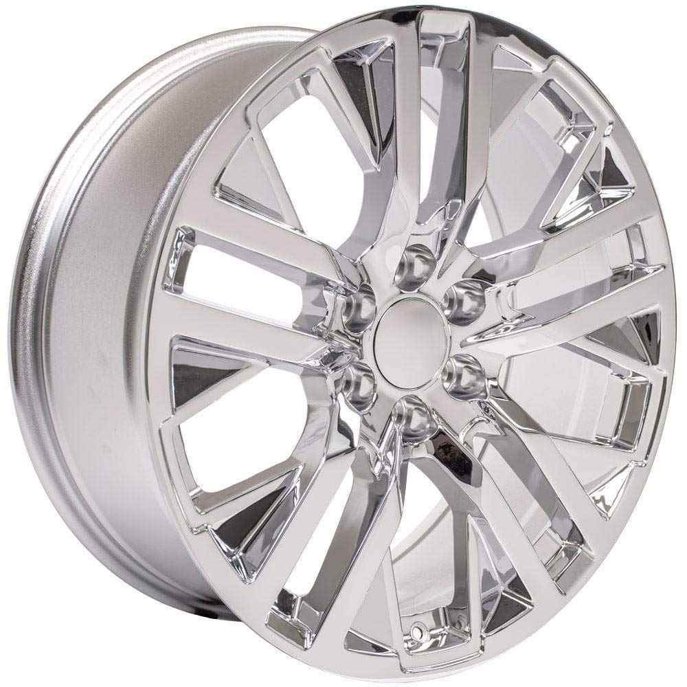22 Inch OE Wheels CV38 Rim Fits Sierra 1500 Style 6x139.7 22x9 Chrome - Hollander 5903 (1)