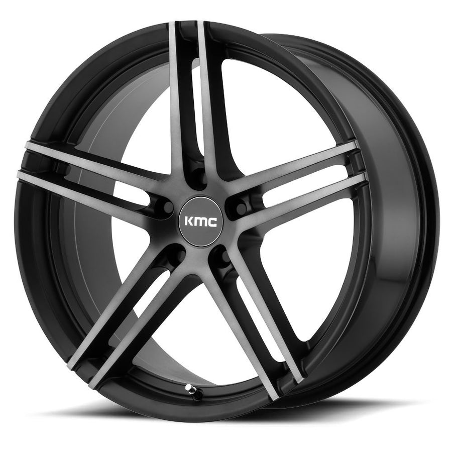KMC Wheels 20X10 KM703 5X112 S-BLK TITAN FACE 45MM - KM70321057545
