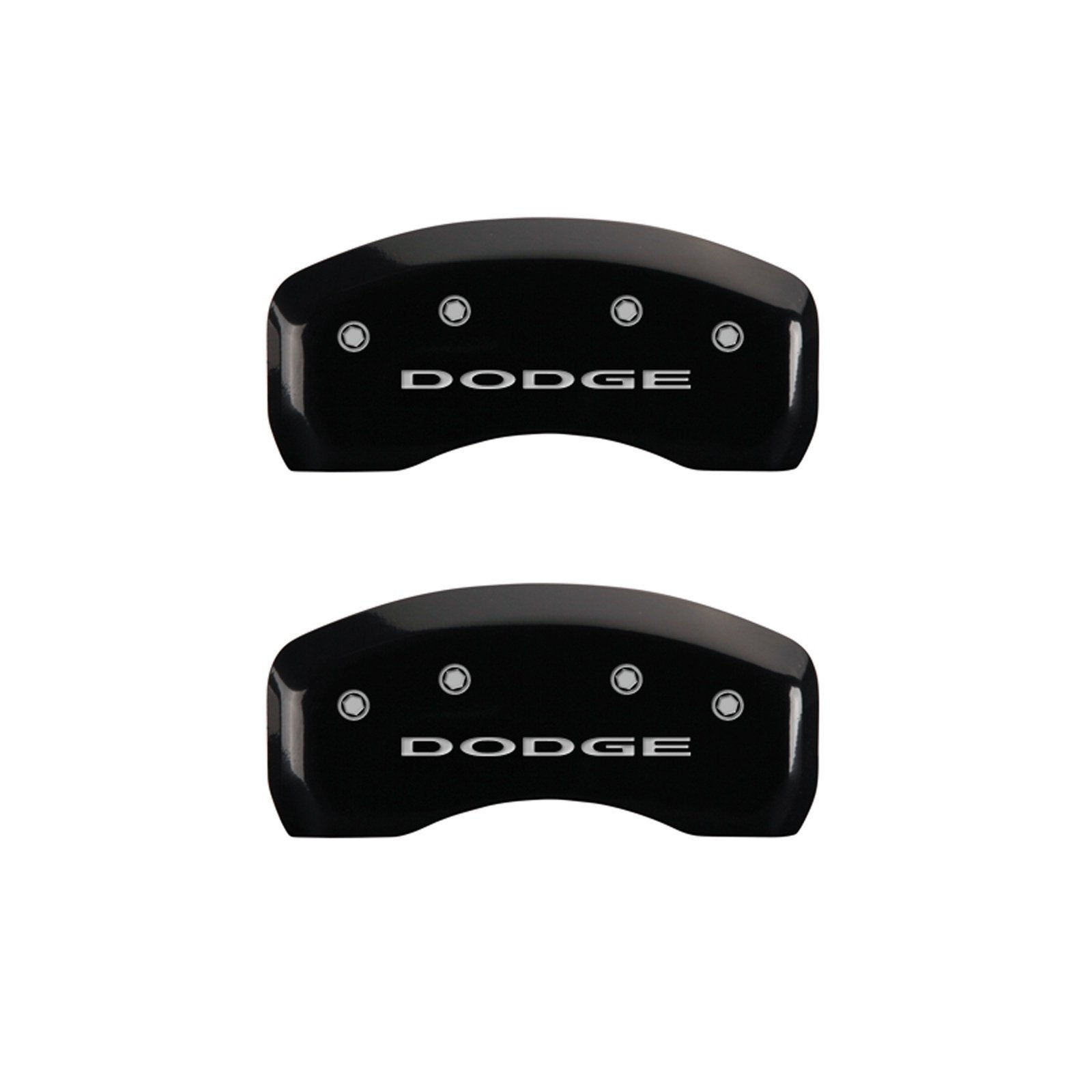 MGP Caliper Covers 12198SDD4BK Brake Covers Black Fits 2008-2013 Dodge Grand Caravan (Single Piston Front Caliper) Engraved with Dodge (Set of 4; Front/Rear Covers)