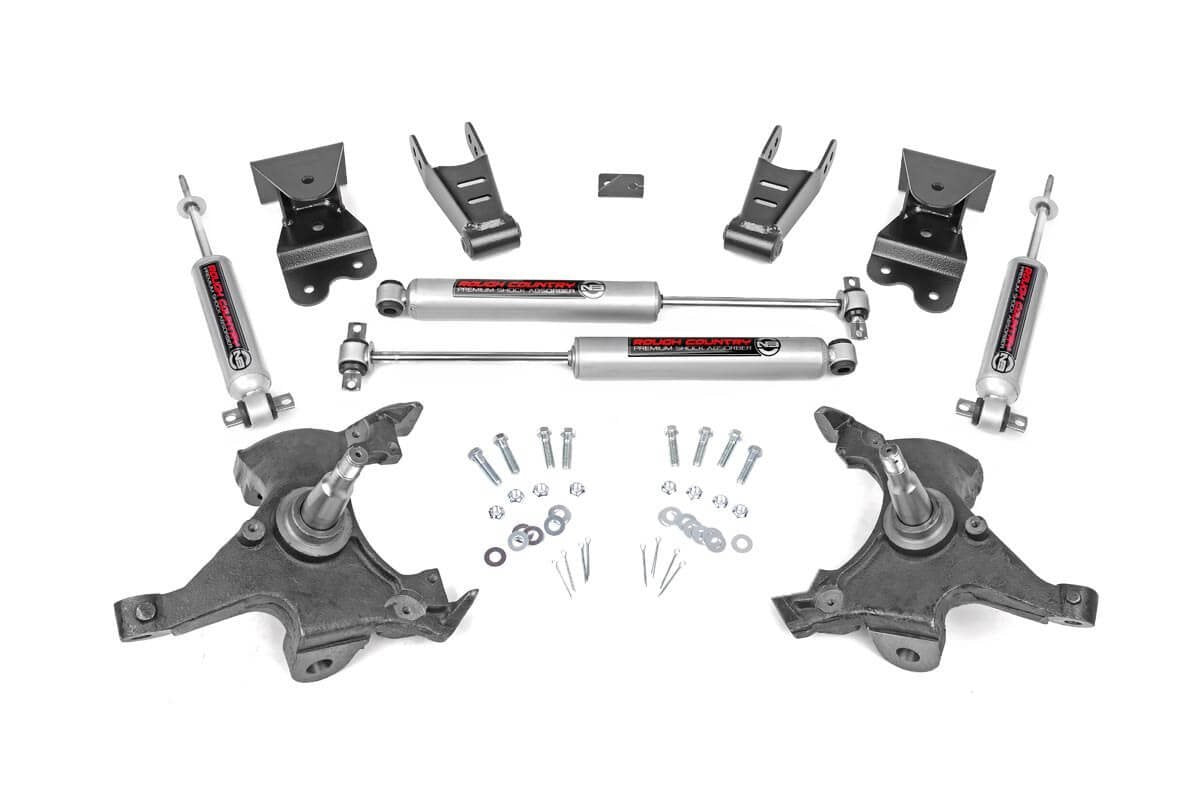 2/4" Lowering Kit Rough Country for 1988-1998 Chevy/GMC C/K1500 2WD - 725.20