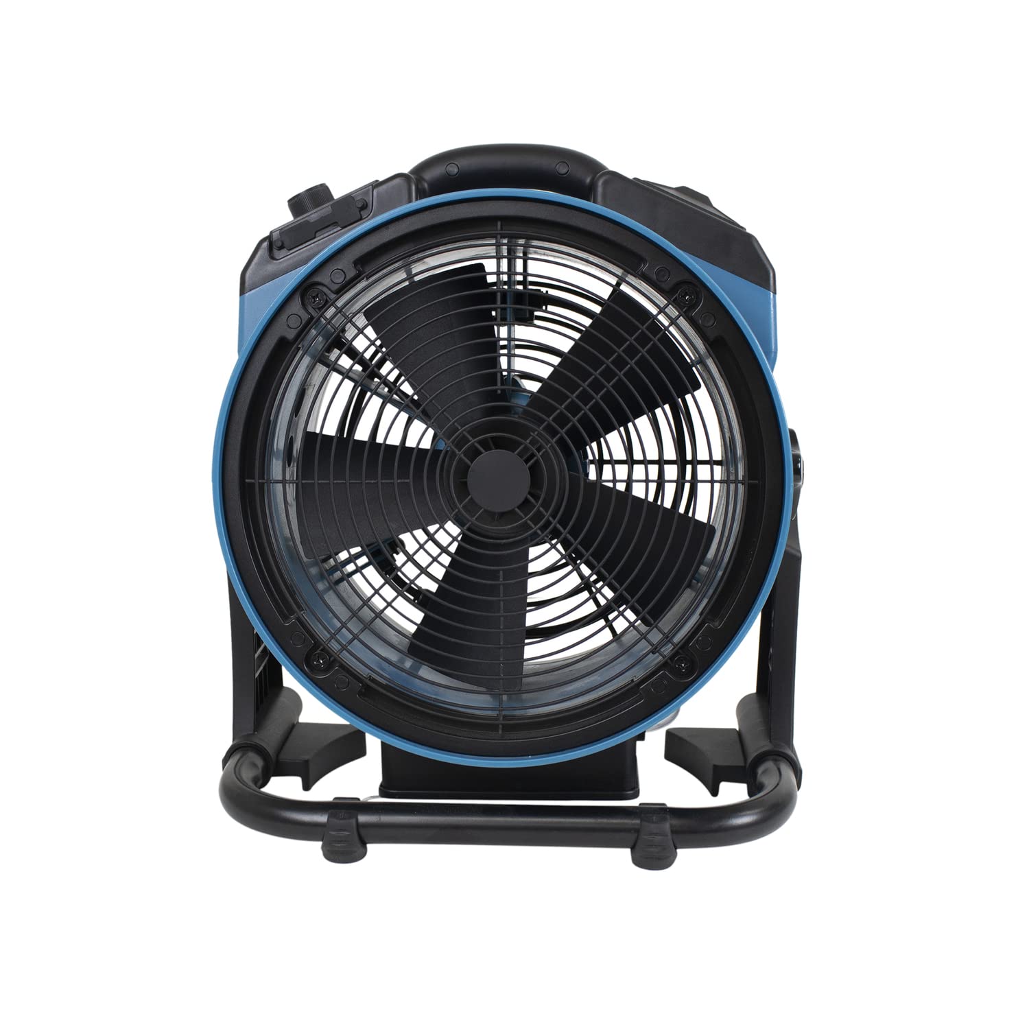 FM-65WB XPOWER Misting Fan, Battery Operated, Rechargeable, w/Water Pump, Mounts on 5 Gal Bucket, Outdoor Cooling, High Velocity, 14 In