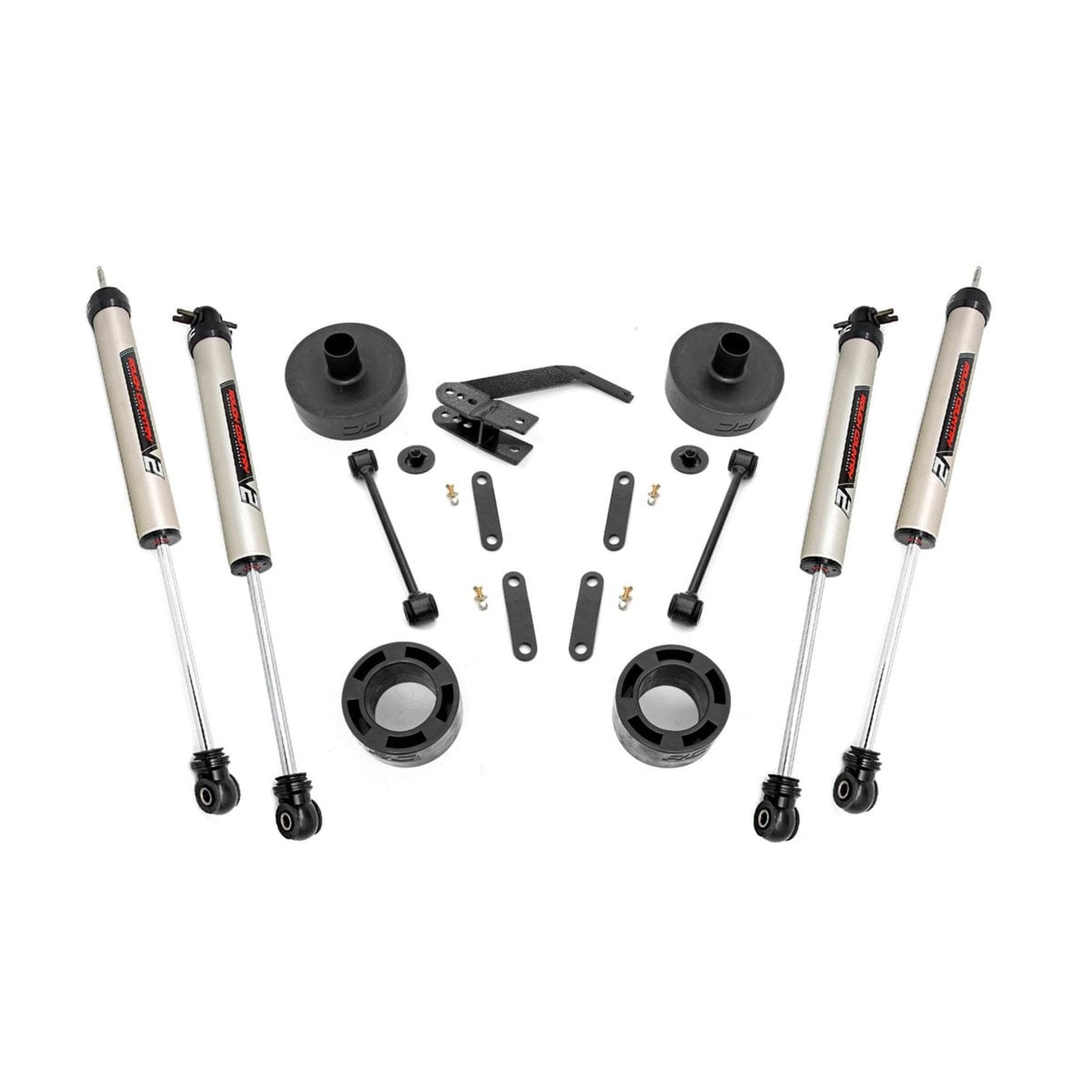 2.5" Rough Country Series II V2 Lift Kit for 2007-2018 Jeep Wrangler JK - 65770