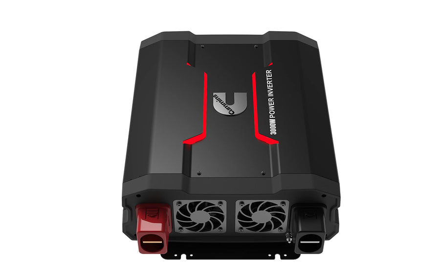 3000 Watts Cummins Inverter Modified Sine Wave Truck Inverter 12 Volts to 110 Volts Four AC Outlets Two USB Ports (Plus Cable Kit)- CMN3000W - Inverters for Vehicles, Van Life, Camping