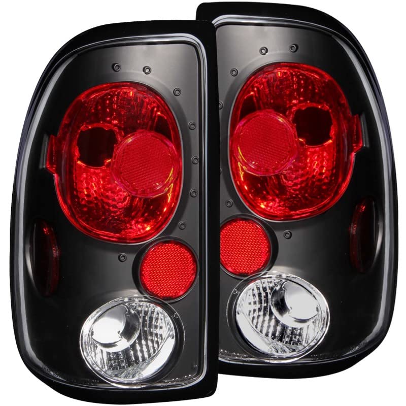 Black Euro Tail Light Set-Clear Lens ANZO USA 211042
