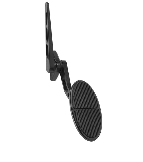Black XBAG-6105 Lokar Oval Billet XL Throttle Pedal