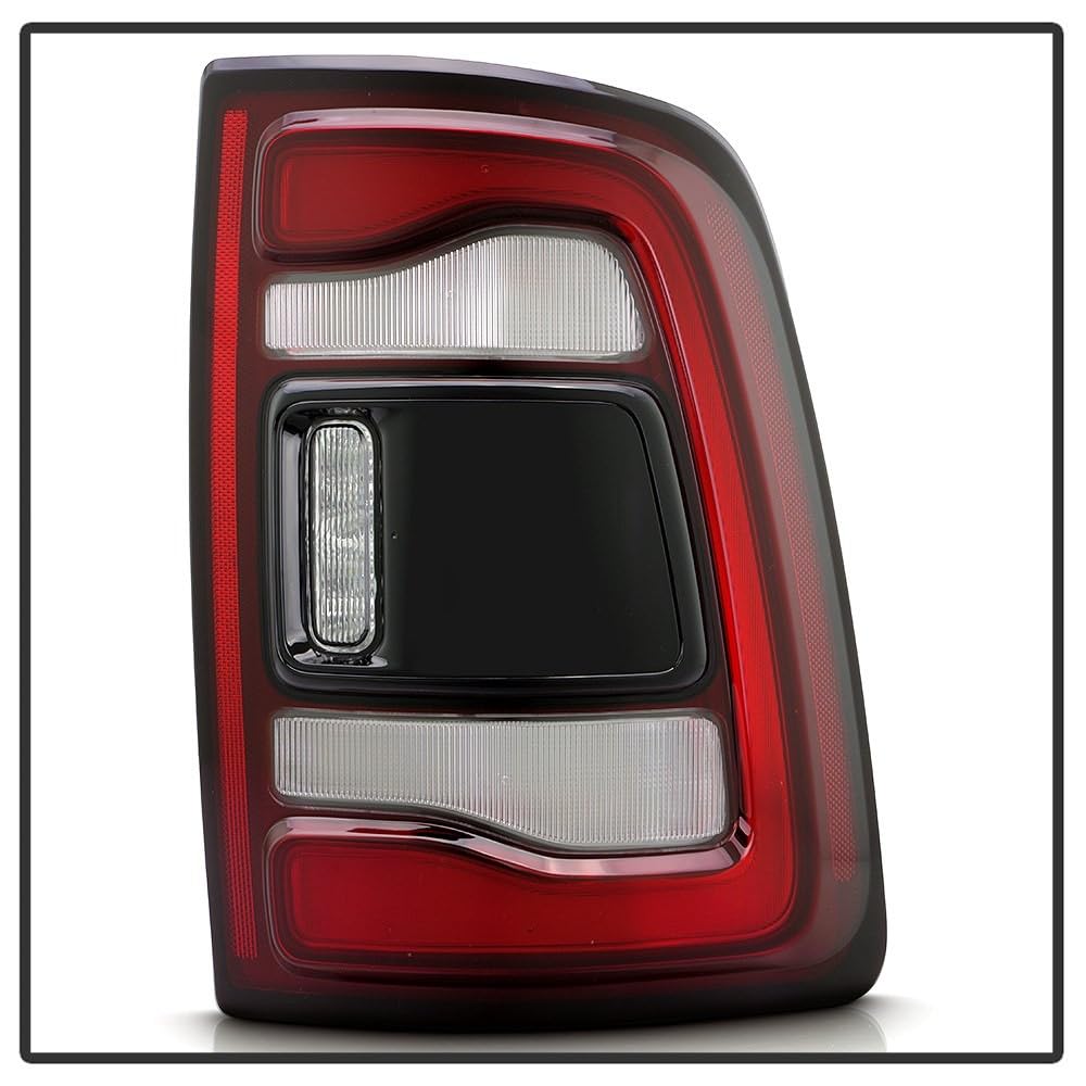 Dodge Ram 2500 Spyder (POE) 19-24 w/Blind Spot Detection Ready (No Module) Black Bezel LED Tail Light - OE Right
