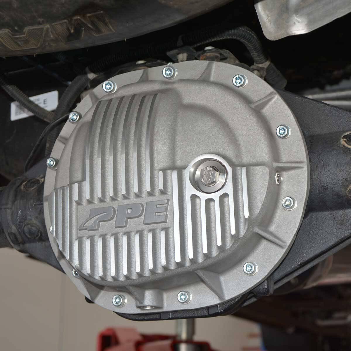 Heavy Duty PPE Rear Differential Cover 138051220 (Black) Compatible with 2020+ GM 1500 3.0L Duramax or 2014+ GM 1500 (V6 or V8 Gas)