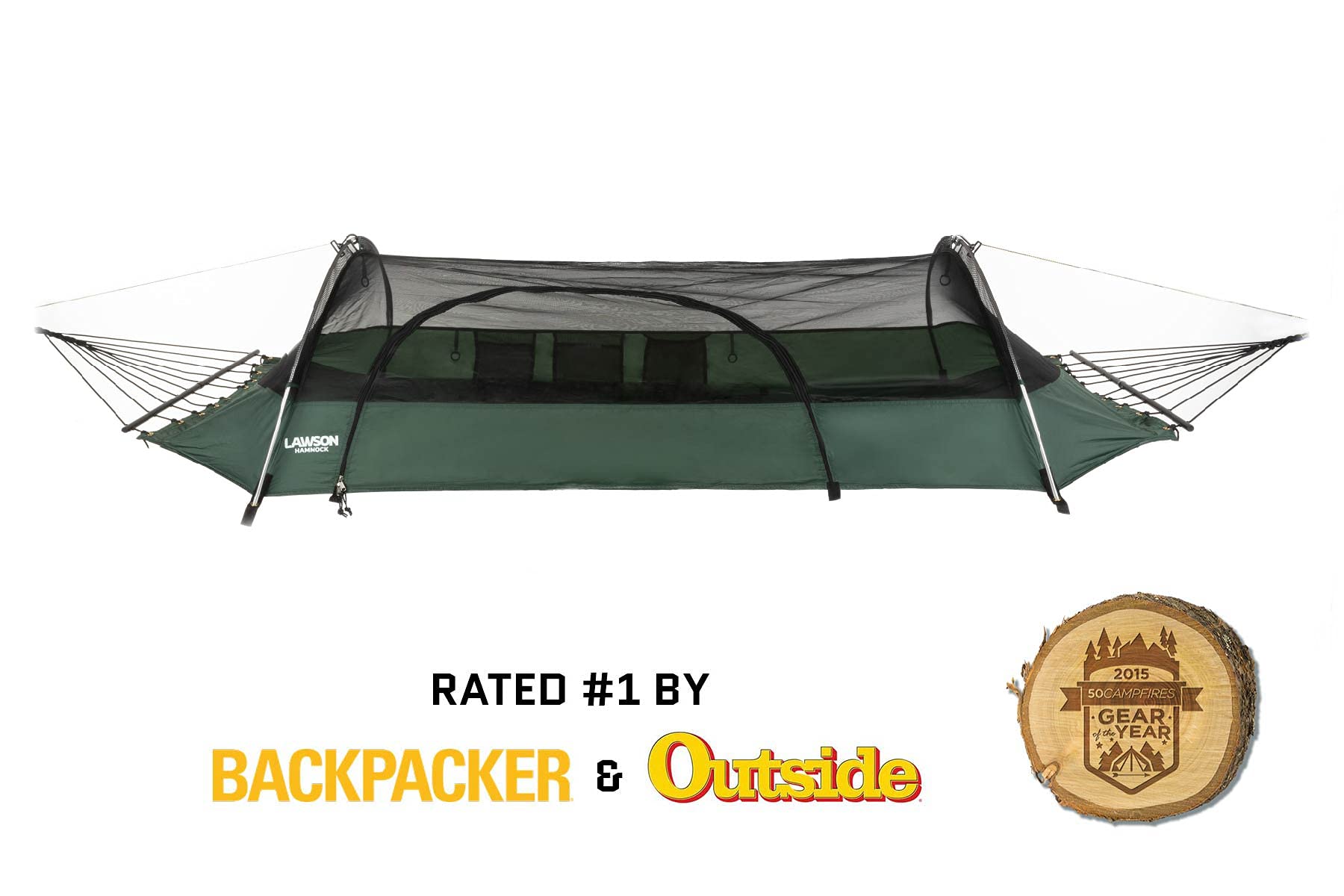 Blue Ridge Camping Hammock and Tent Lawson (Rainfly and Bug Net Included)