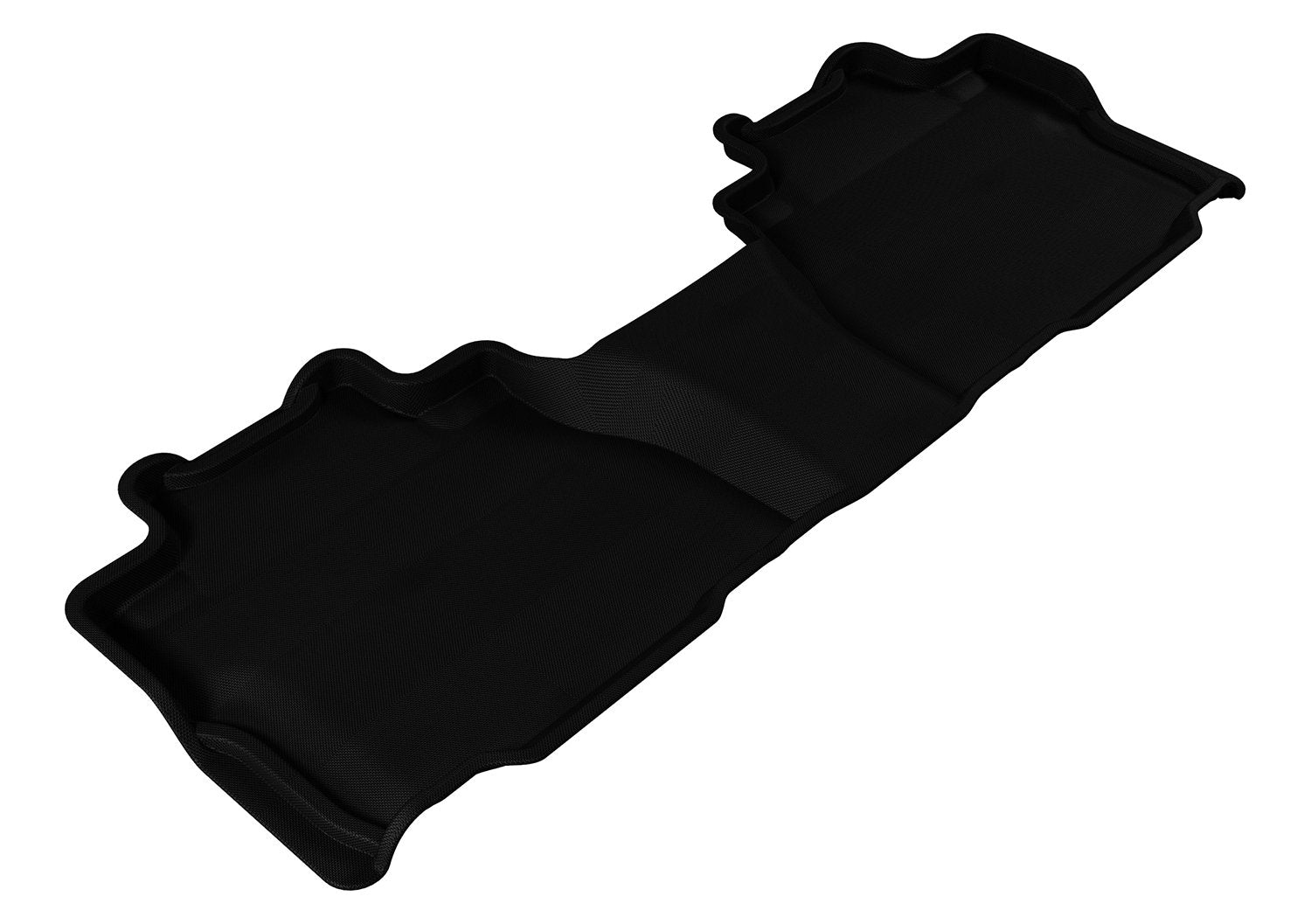 3D MAXpider Kagu Series L1TY14621509 All-Weather Floor Mats for Toyota Sequoia 2008-2020 Custom Fit Car Floor Liners (2nd Row, Black) (Bench SEAT)