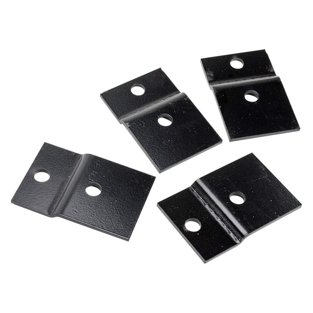 Lippert Replacement JT's Strong Arm Electric RV Stabilizer Jack Pad Adapter Kit, 4 Footpads, Bolt-on or Weld-on Attachment - 314597