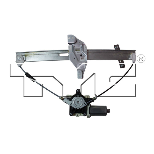 Power Window Motor and Regulator Assembly TYC 660200 Front Left-Side Compatible with 2006-2013 Chevrolet Impala