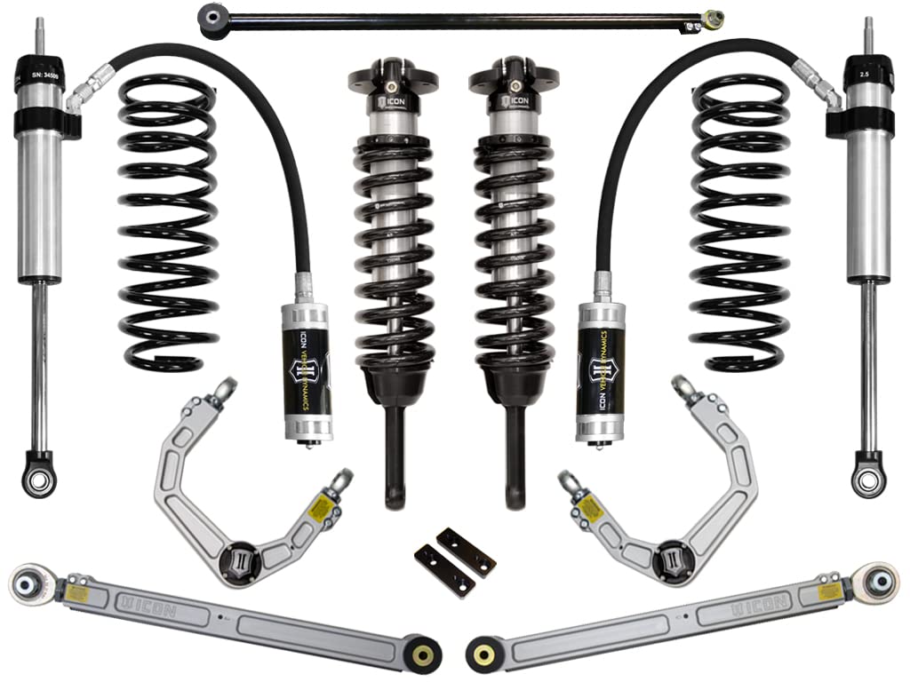 0-3.5" Lift, ICON Stage 4 Suspension System, Billet UCA, Compatible with 2010-Up Lexus GX460, K53184