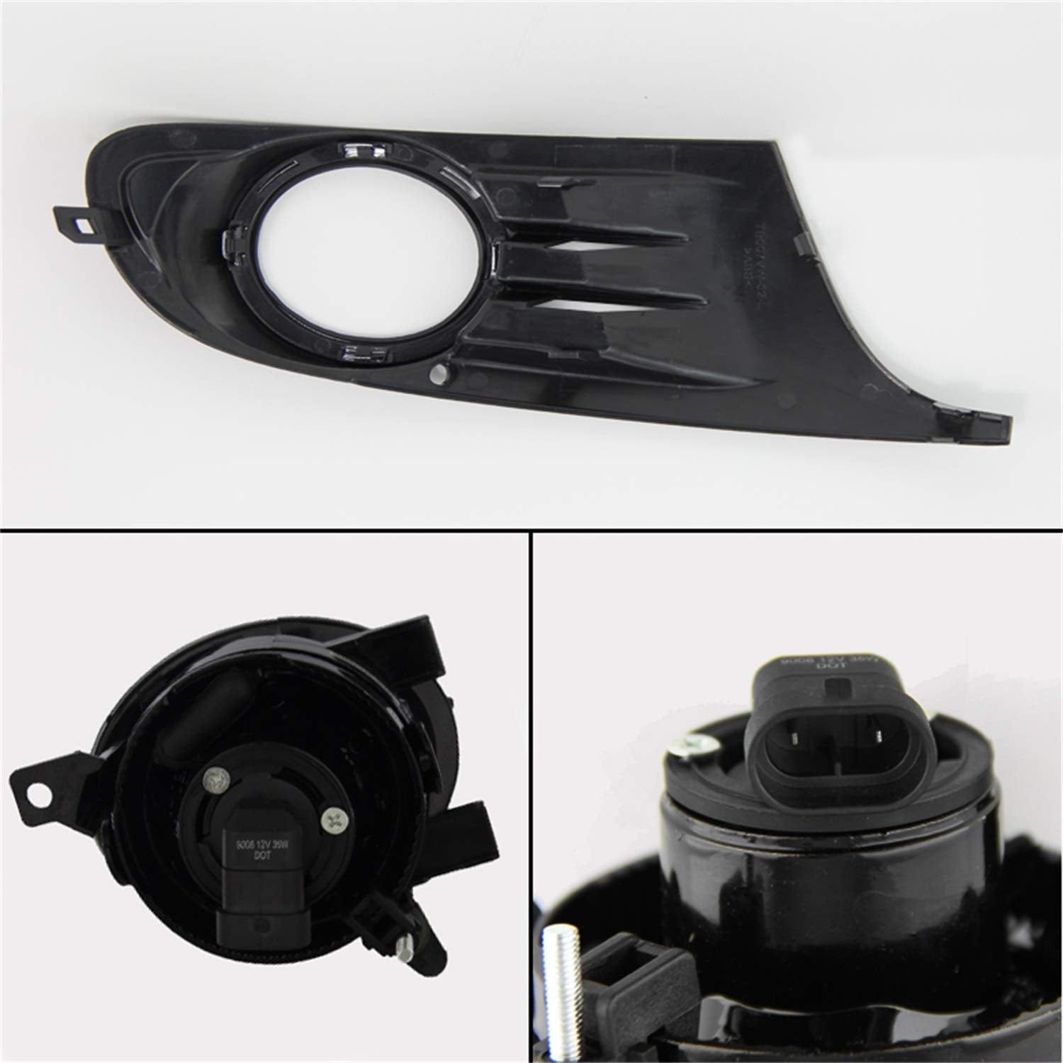Black/Smoke Spyder Auto Fog Lights
