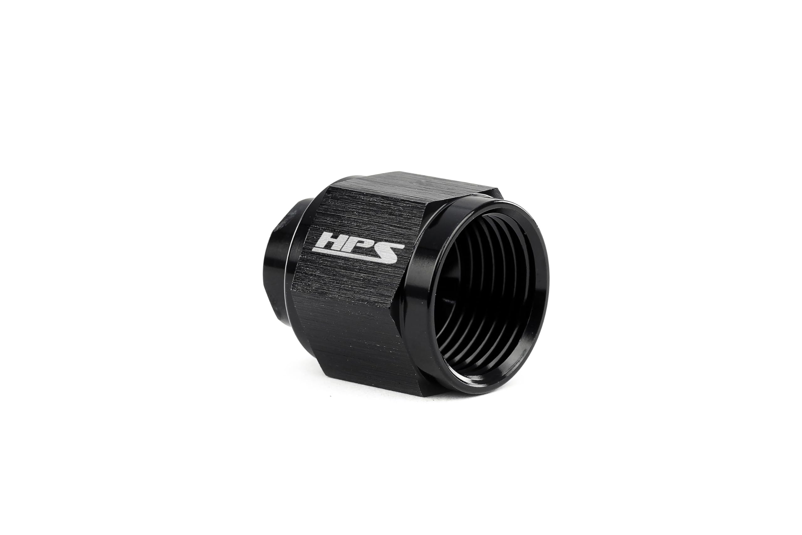 AN929-16 HPS AN Flare Female Cap, Aluminum, Size: AN-16, Black