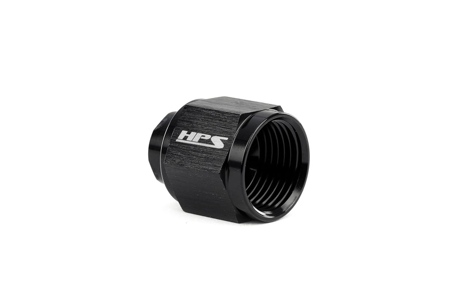 AN929-16 HPS AN Flare Female Cap, Aluminum, Size: AN-16, Black