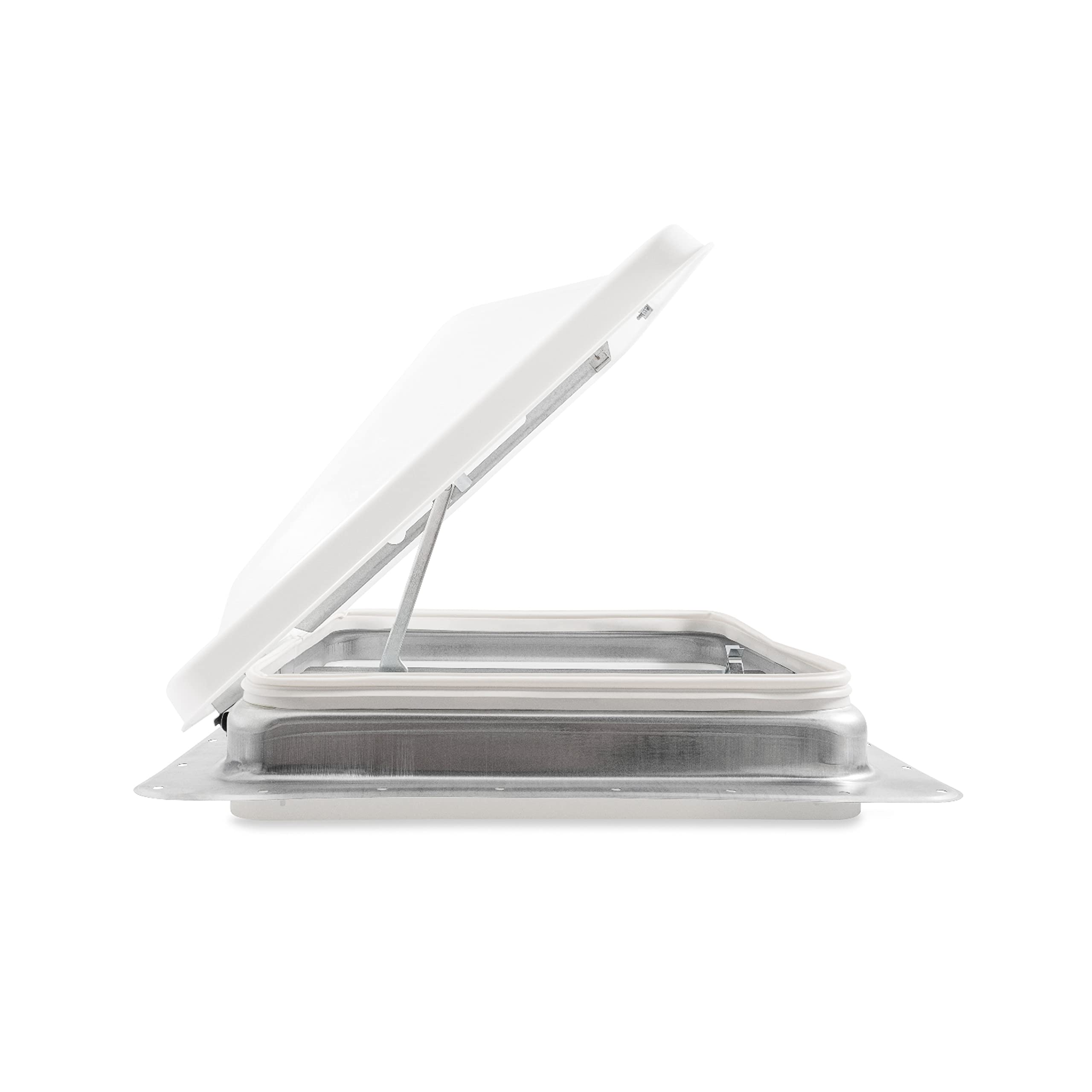 Camco Roof Vent Kit RV - Waterproof Design & Translucent Lid Features - Includes Built-In Screen - Compatible w/RV Roofs from 1.25” to 2.25” Thick - Replace Ventline, Jensen & Elixir Vents (40480)