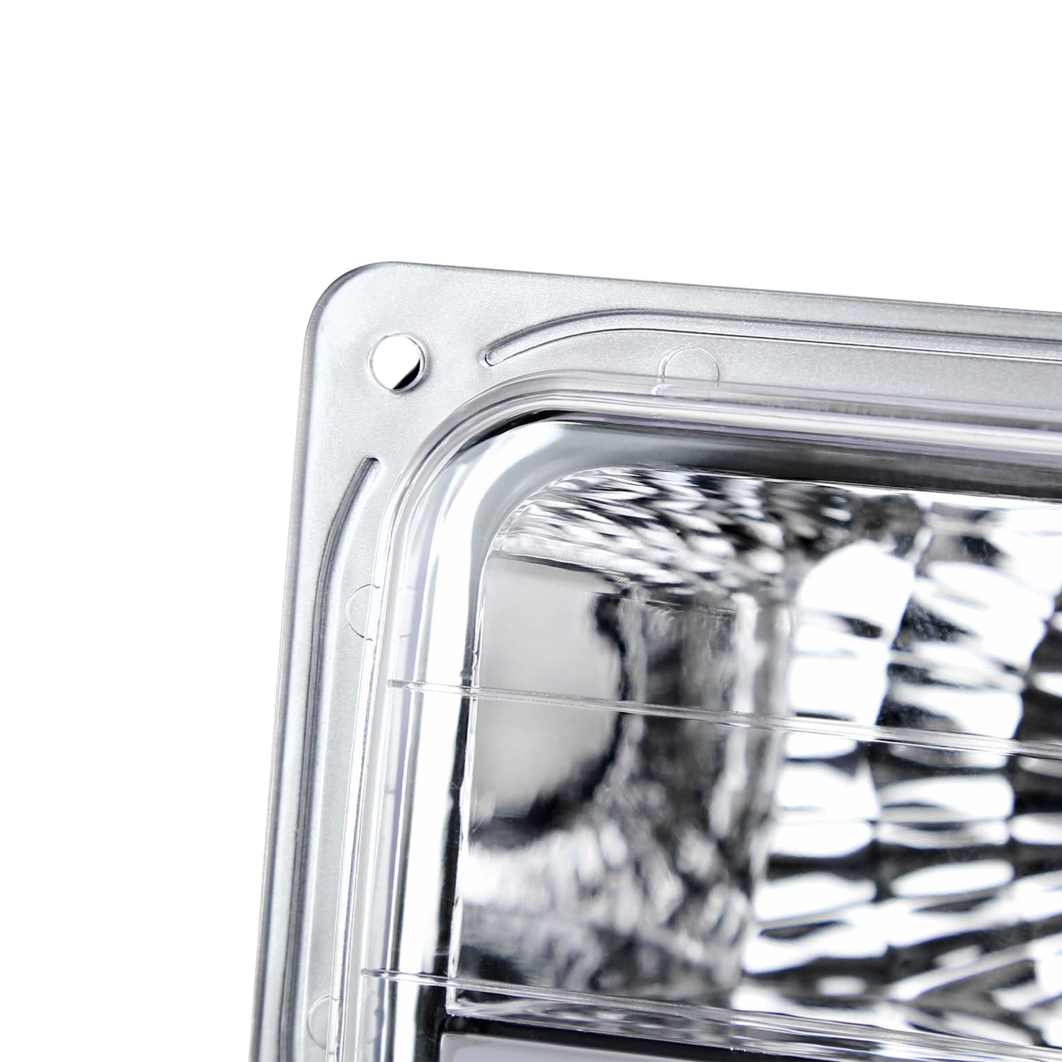 Clear LED Bar Bumper Lights SPEC-D TUNING Compatible with 1988-1998 Chevy Silverado C10 C/K