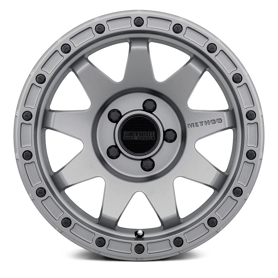 317 Method Race Wheels Custom Wheel - 17x8.5, 0 Offset, 6x135 Bolt Pattern, 87mm Hub - Gloss Titanium Rim