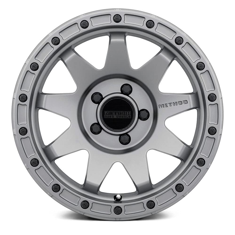 317 Method Race Wheels Custom Wheel - 17x8.5, 0 Offset, 6x139.7 Bolt Pattern, 106.25mm Hub - Gloss Titanium Rim