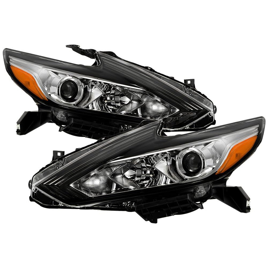 Nissan Altima 16-18 Spyder (OE) Halogen Headlights - OE Set Chrome 4Dr
