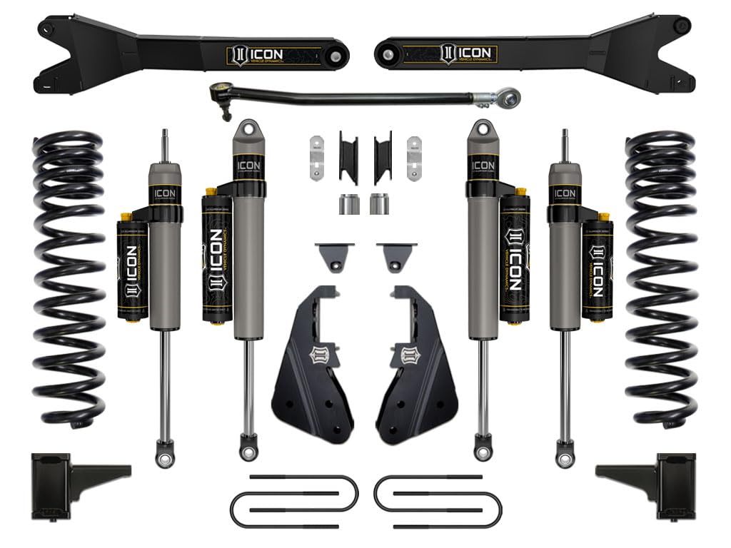4.5" Lift, ICON Stage 4 Suspension System, w/Radius Arm, Compatible with 2017-19 Ford F250/F350, K64514R