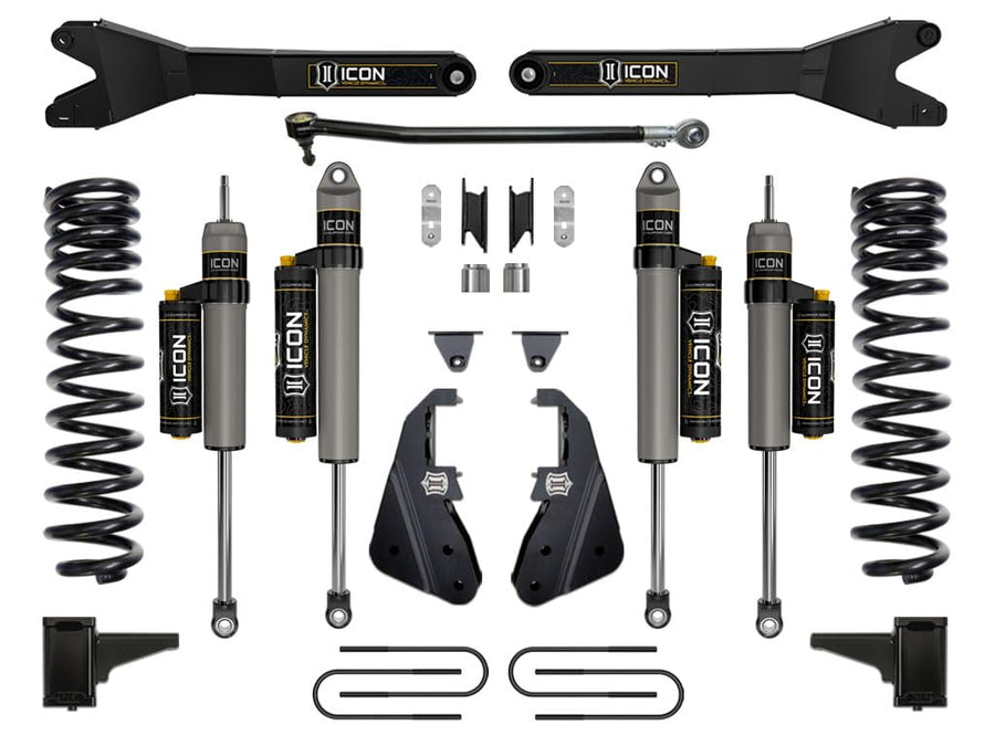 4.5" Lift, ICON Stage 4 Suspension System, w/Radius Arm, Compatible with 2017-19 Ford F250/F350, K64514R