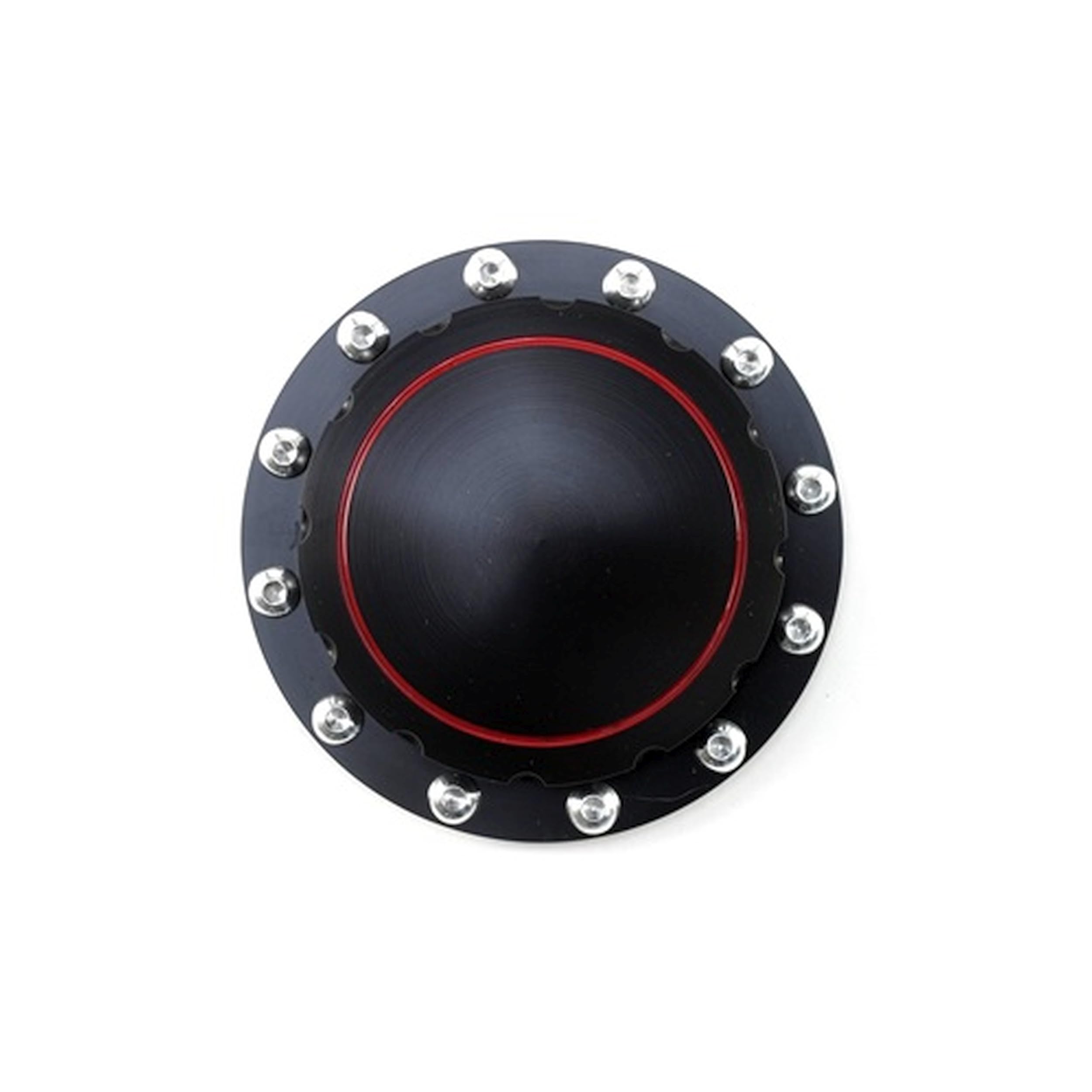 Billet Gas Cap Classic - Scott Drake Plain Black (B-9030-P-BK)